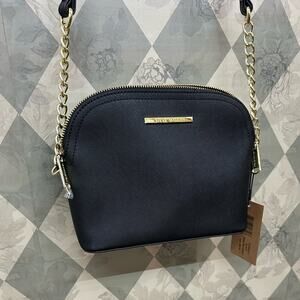 Steve Madden Black Crossbody Bag with Gold Chain Strap 🖤✨ NWT